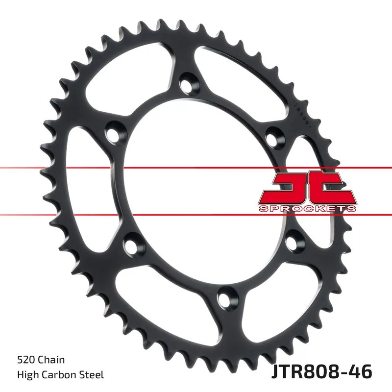 Online Kaufen Kettenrad JT Sprockets 520 46Z Innendurchmesser 126mm Lochkreis 146mm für Suzuki DR-Z E K DR S SH SE SM RMX Z RM-Z RM 125 - 450 ccm Bj. 1980 - 2022