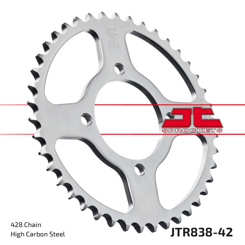 Versand Am Gleichen Tag Kettenrad JT Sprockets 428 42Z Innendurchmesser 64mm Lochkreis 80mm für Yamaha YBR ED SPD Custom RD DX RS, SYM XS 100 / 125 ccm Bj. 1975 - 2016