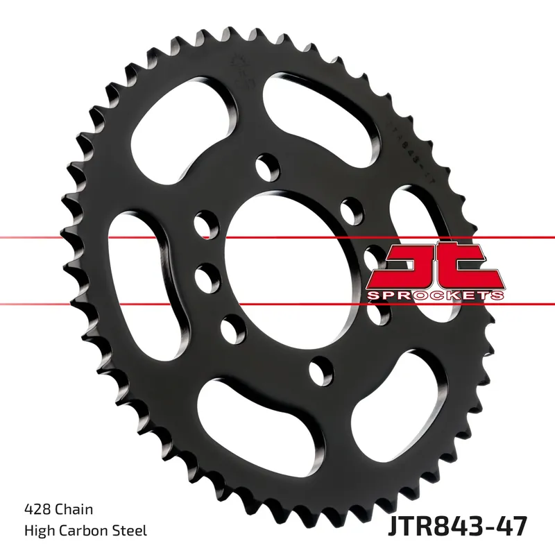 Must-Have Kettenrad JT Sprockets 428 47Z Innendurchmesser 62mm Lochkreis 80mm für Yamaha DT LC 2 LC-2 MX 80 - 175 ccm Bj. 1978 - 1984
