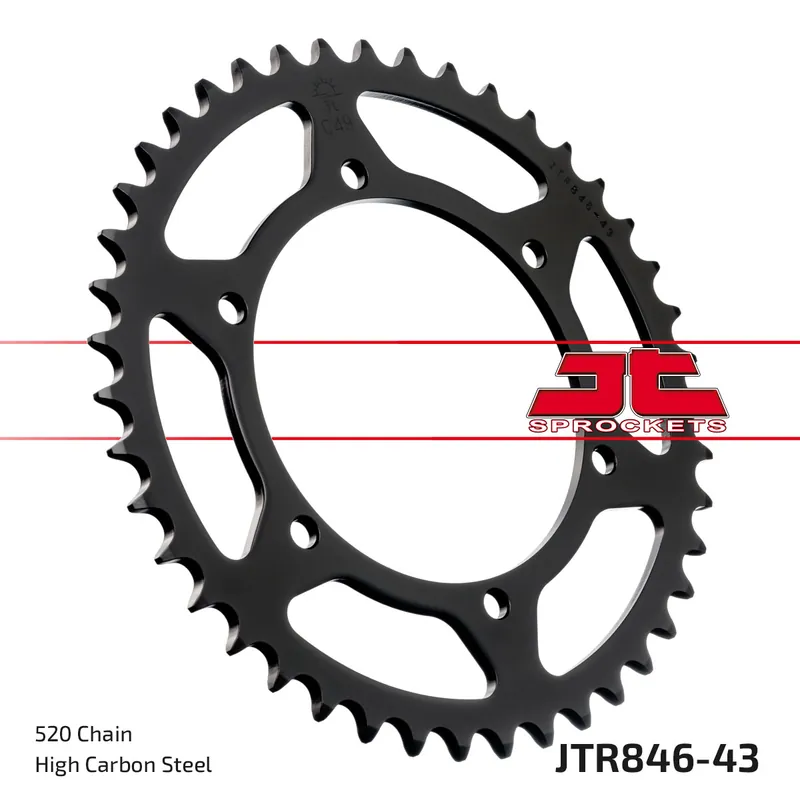 Kettenrad JT Sprockets 520 43Z Innendurchmesser 120mm Lochkreis 136mm für Yamaha SZR TZR RD LC TDR SRX 250 - 660 ccm Bj. 1983 - 1999 Angebot