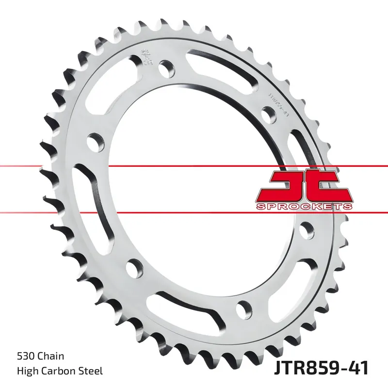 Kettenrad JT Sprockets 530 41Z Innendurchmesser 130mm Lochkreis 150mm für Yamaha FZS Fazer S XJR FJ A YZF R Thunderace FZR Exup Thunder Cat 600 - 1300 Bj. 1984 - 2003 Schneller Versand
