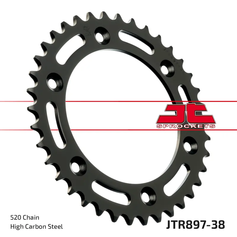 Neue Ware Kettenrad JT Sprockets 520 38Z Innendurchmesser 125mm Lochkreis 150mm für KTM LC4 Adventure R SMC ABS 125 - 901 ccm