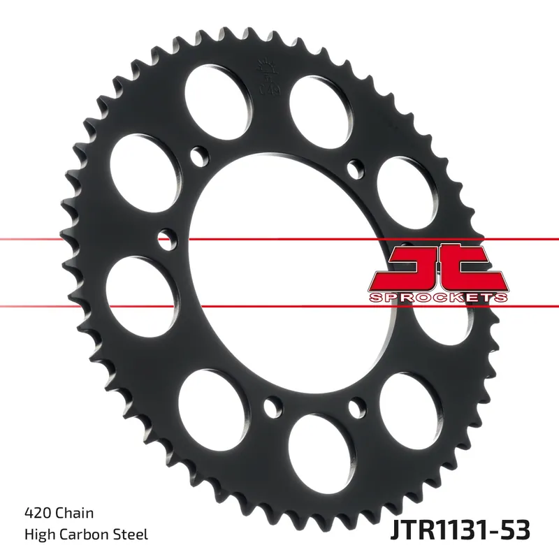Kettenrad JT Sprockets 420 53Z Innendurchmesser 105mm Lochkreis 125mm für Rieju MRT, Aprilia SX Derbi Senda SM DRD X-Treme Pro Racing Yamaha DTR X RX Top-Angebot