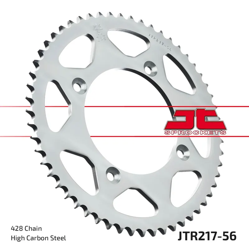 Kettenrad JT Sprockets 428 56Z Innendurchmesser 110mm Lochkreis 130mm für Honda CR R 80 / 85 ccm Bj. 1986 - 2008 Nur Heute