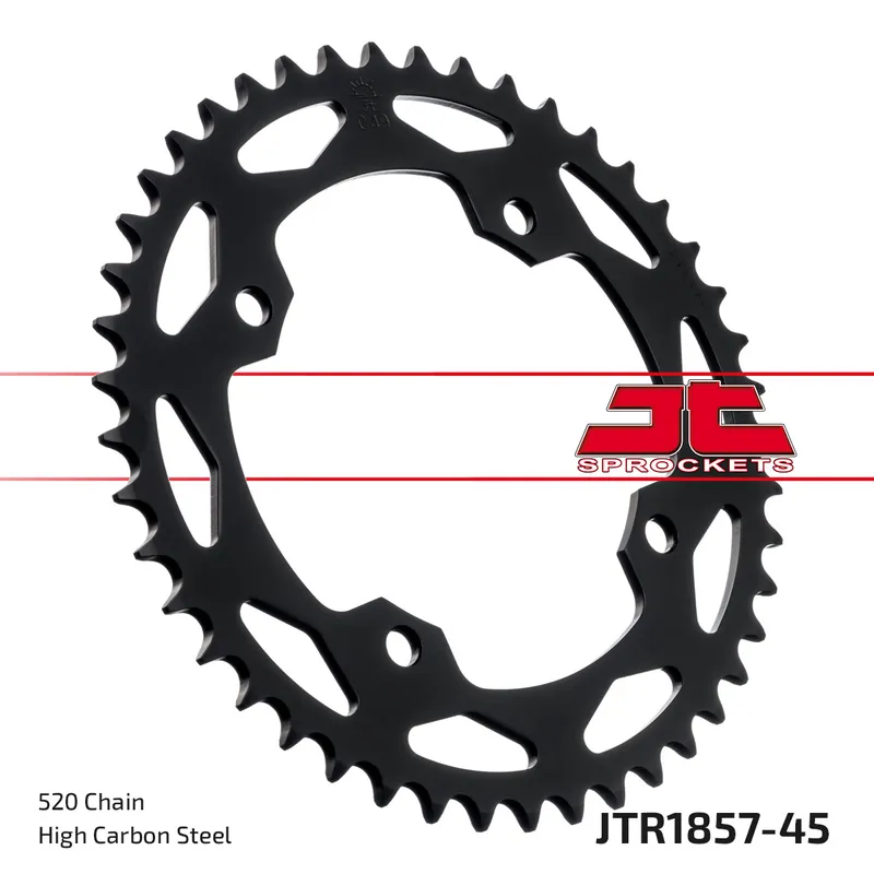 Aktuell Kettenrad JT Sprockets 520 45Z Innendurchmesser 125mm Lochkreis 145mm für Yamaha YFZ Performance Race R X Special Bill Balance, SMC Black Hawk S YFM