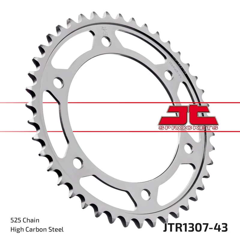 Versand Am Gleichen Tag Kettenrad JT Sprockets 525 43Z Innendurchmesser 134mm Lochkreis 160mm für Honda CBR F RR FS 600 ccm Bj. 2001 - 2016