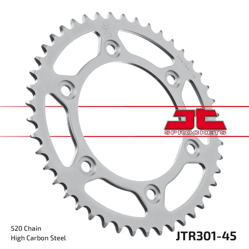 Heißes Angebot Kettenrad JT Sprockets 520 45Z Innendurchmesser 125mm Lochkreis 153mm für Honda XR R L CRF Rally 250 - 650 ccm Bj. 1990 - 2021