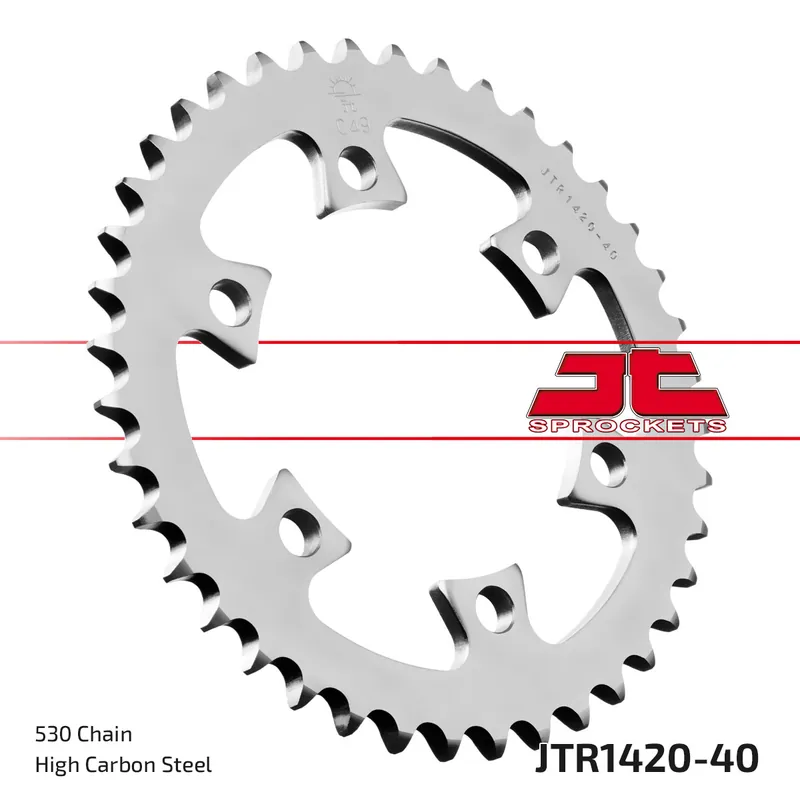 Kettenrad JT Sprockets 530 40Z Innendurchmesser 110mm Lochkreis 130mm für Bombardier - Can-am DS Baja X 650 ccm Super-Preis