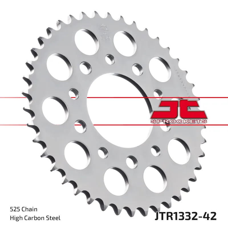 Highlight Kettenrad JT Sprockets 525 42Z Innendurchmesser 80mm Lochkreis 110mm für Honda CB F2 Seven Fifty XRV Africa Twin 400 - 865 ccm Bj. 1985 - 2015