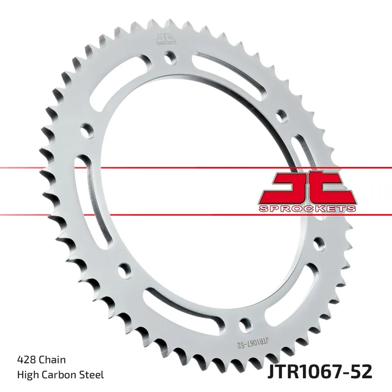 Wochenendangebot Kettenrad JT Sprockets 428 52Z Innendurchmesser 142mm Lochkreis 164mm für Hyosung GT R Pro Comet Naked 125 ccm Bj. 2003 - 2017