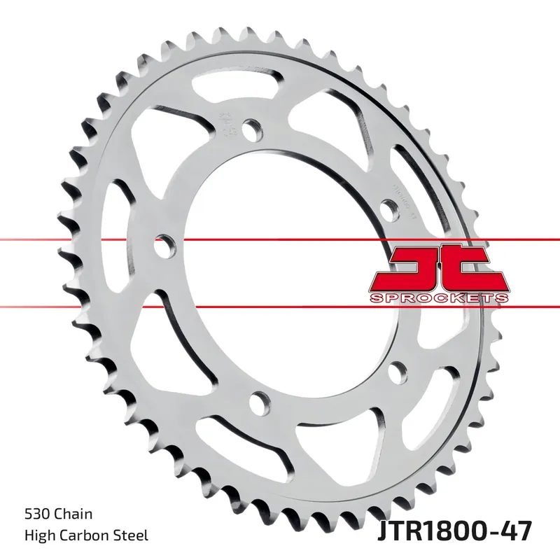 Expressversand Kettenrad JT Sprockets 530 47Z Innendurchmesser 120mm Lochkreis 140mm für Suzuki GSX FA F GSF Bandit SA GSX-R N S B-King ABS 955 - 1300 ccm Bj. 2000 - 2021