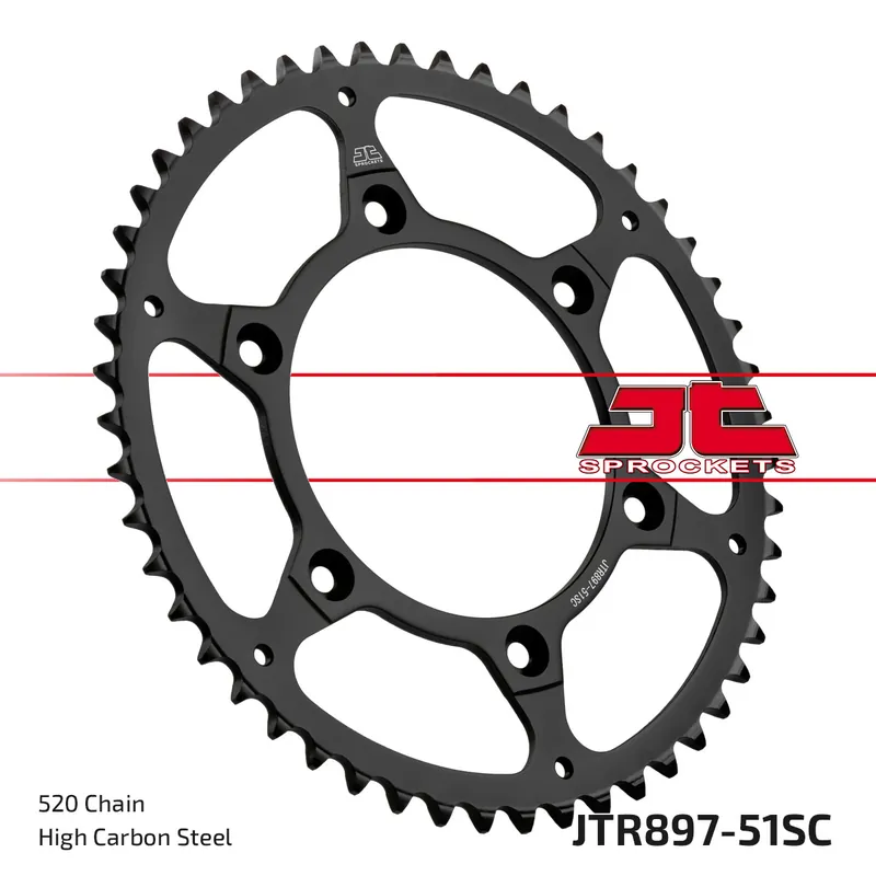 Bestseller Kettenrad JT Sprockets 520 51Z Innendurchmesser 125mm Lochkreis 150mm für KTM LC4 Adventure R SMC ABS 125 - 901 ccm