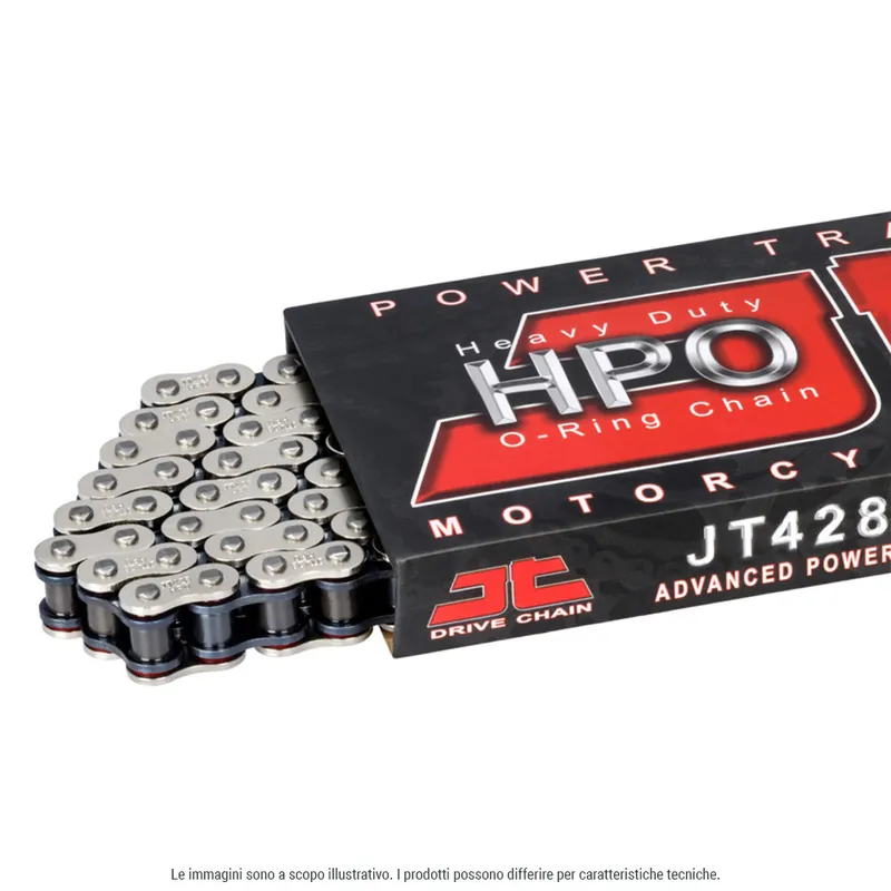 Garantierte Lieferung Kette JT Sprockets O-Ring 428HPO / 134 Clipschloss gold / schwarz für MuZ / MZ RT SX, Sherco SM R Supermotard Factory Yamaha DT X Daelim VT VS Kreidler