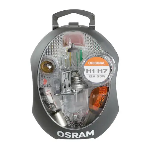 Garantierte Lieferung Lampen-Set Glühlampe Leuchtmittel OSRAM Ersatzglühbirnen Kit 12V H1 / H7 + Sicherungen