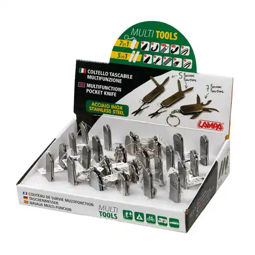 Sonderangebot Multi Tools, Multifunktionstaschenmesser - Ausstellungsständer 24 st.