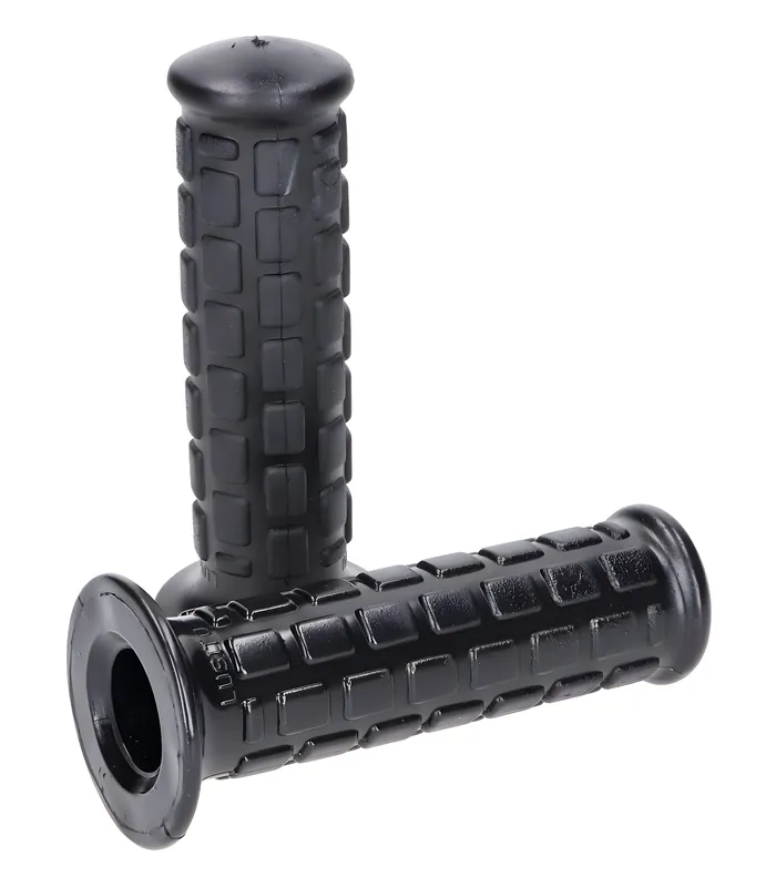 Griffe Satz kurz Blockmuster schwarz für Automatik Mofa (22, 24mm) Must-Have