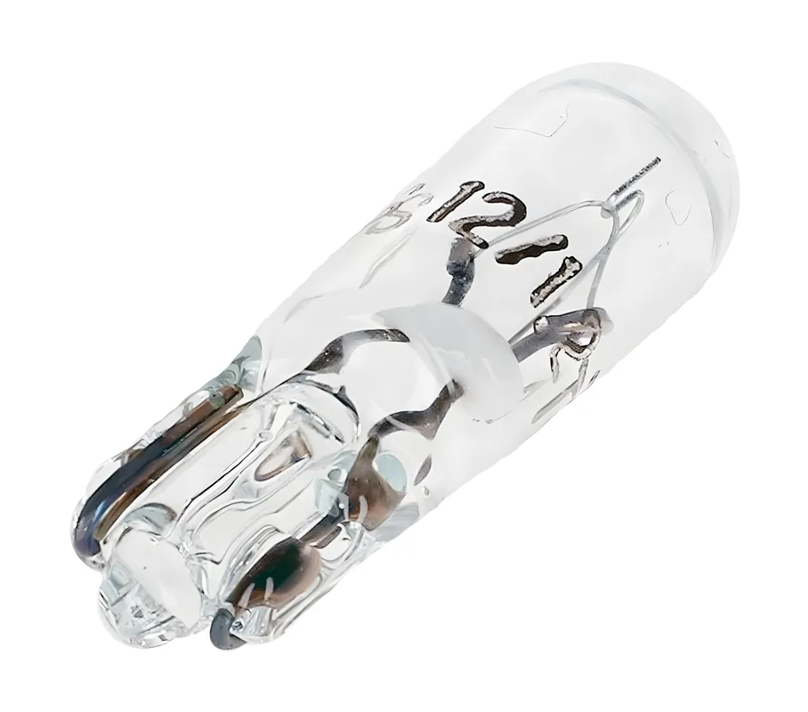 Glühlampe T5 W2x4,6d 12V-1,2W klar, Glassockel Top-Seller