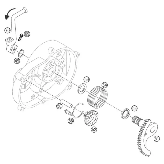 KICKSTARTER 50CCM LC 2001 Preisknaller