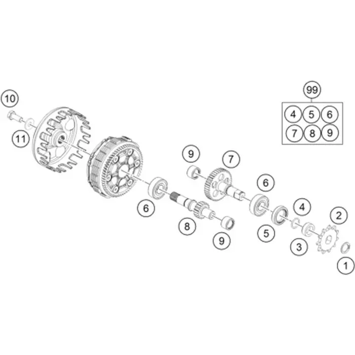 Sonderangebot Kettenritzel 10Z