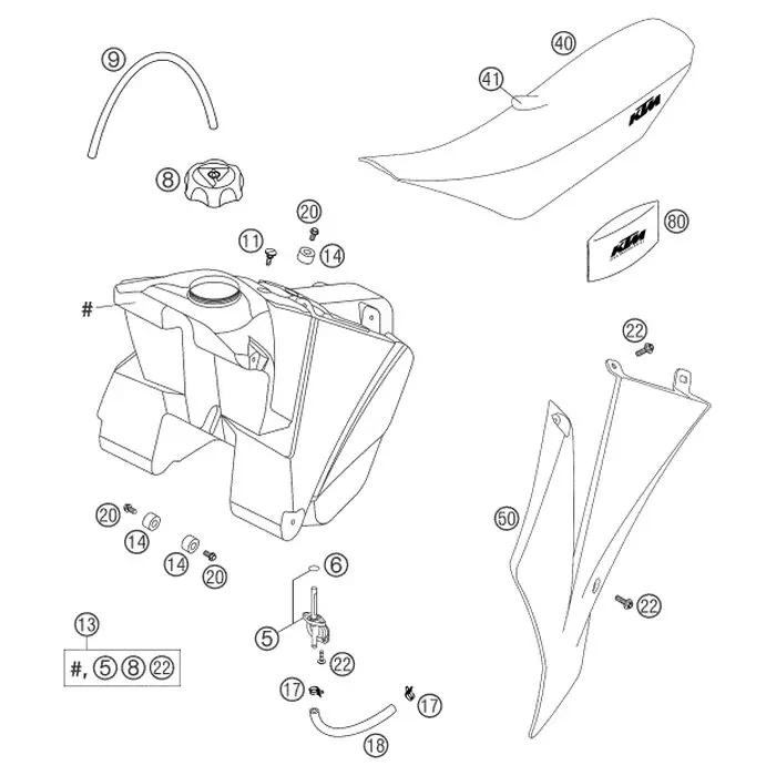 Top-Angebot SPOILER LINKS 85 SX 2003