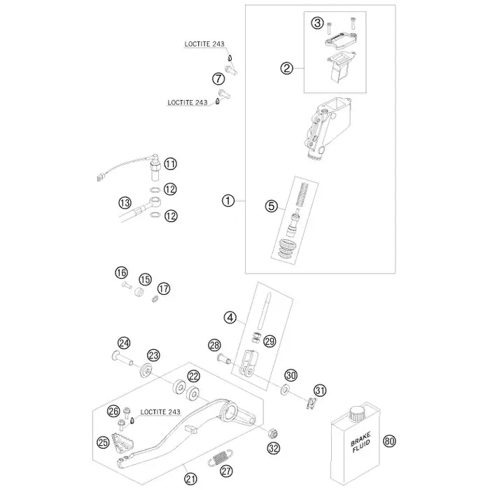 BREMSLEITUNG L=360 08 Ausverkauf