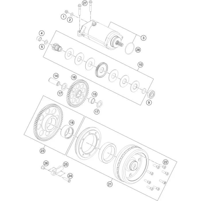 Rabatt Rotor kpl.
