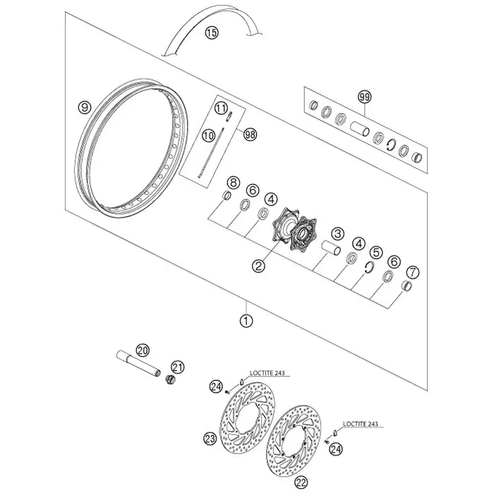 Top-Angebot SPEICHE M5X230,5 13,5 GRAD