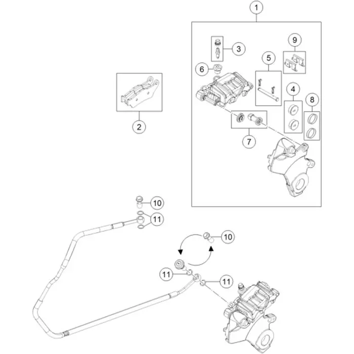 Haltebleche Garn.hi. BREMBO 03 Angebot