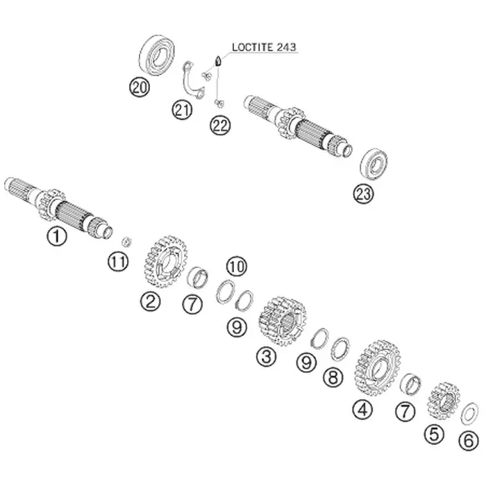 ANTRIEBSWELLE 14 Z Neuheit