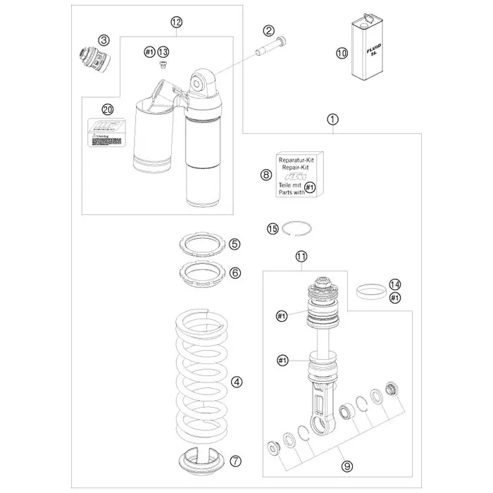 FEDER 185MM 70N/MM (61) Direktkauf