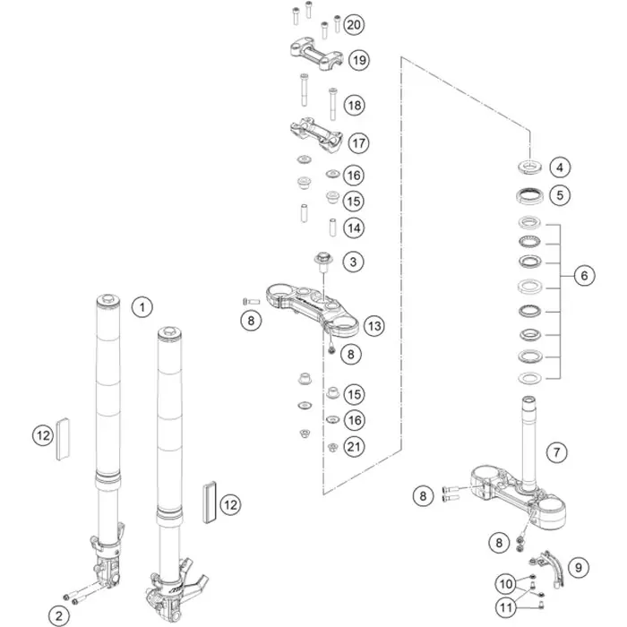 Ausverkauf STEUERKOPFLAGER-KIT