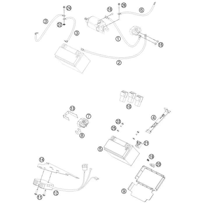 Batterie 12V 8Ah Highlight