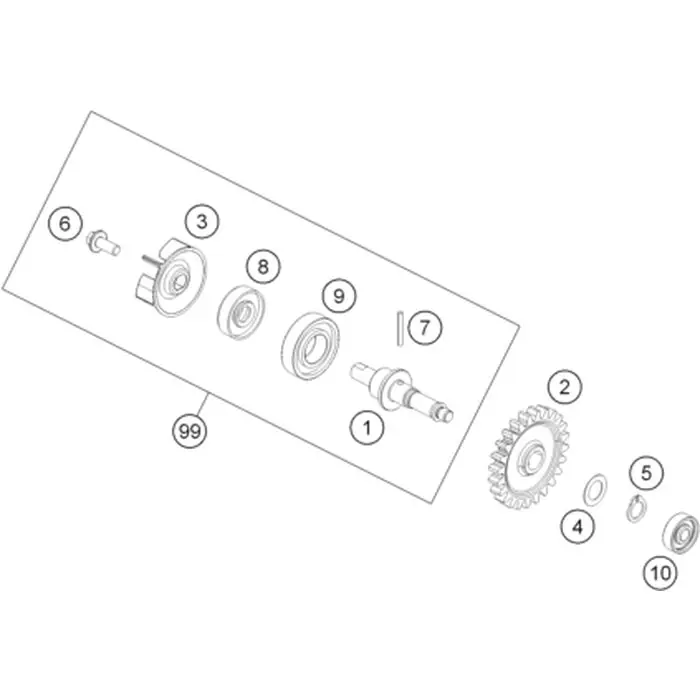 Wasserpumpenantriebsrad 24Z Meistverkauft