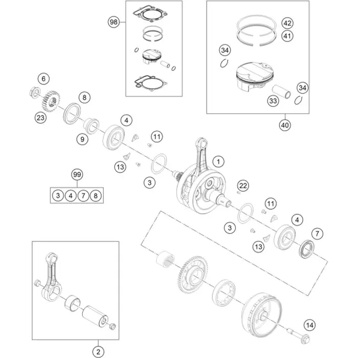 Markenprodukt PLEUELREPARATURSATZ