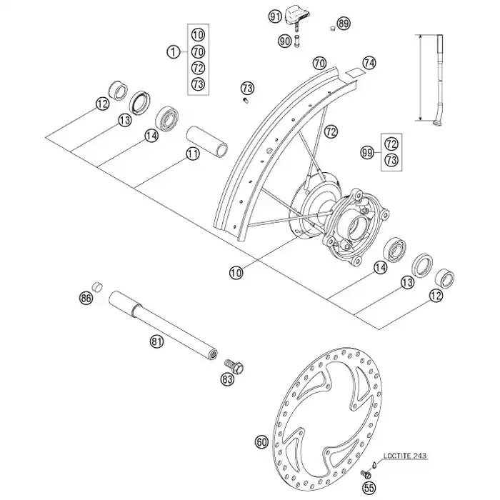 BREMSSCHEIBE VORNE D=220MM 03 Preisknaller