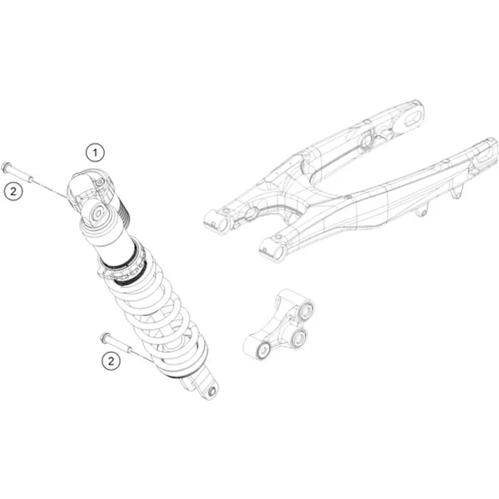 MONOSHOCK LINK 450 SX-F US 16 Billig
