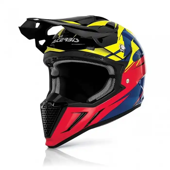 Heißes Angebot Acerbis Helm Profile 2.0 Powerhead Blau Rot M (57/58)