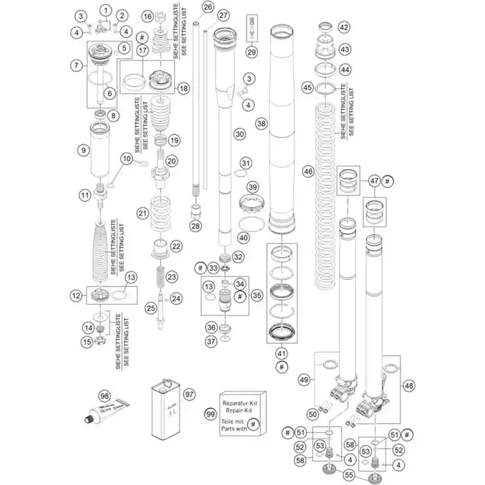 Sonderaktion Gabel Servicekit 48mm