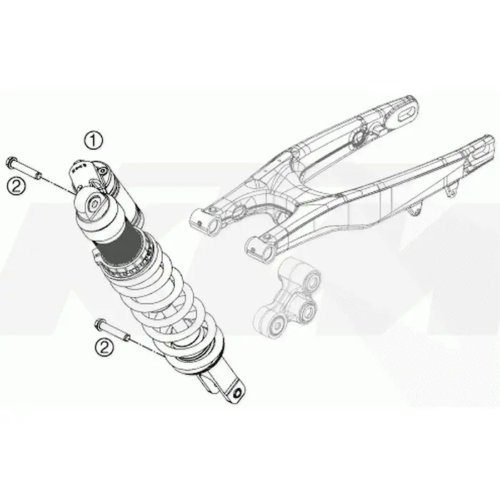 MONOSHOCK 250 XC-F 15 Finale Aktion