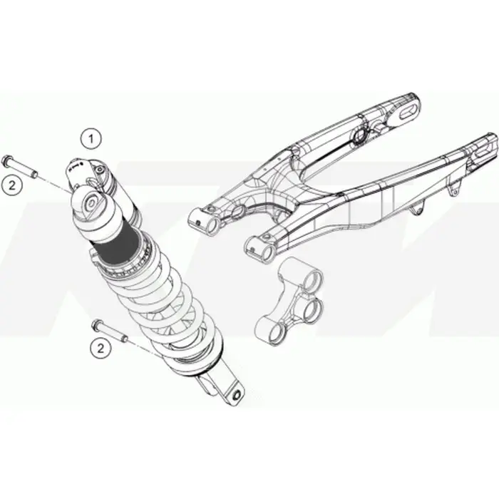 Knallerangebot MONOSHOCK 350 XC-F 15