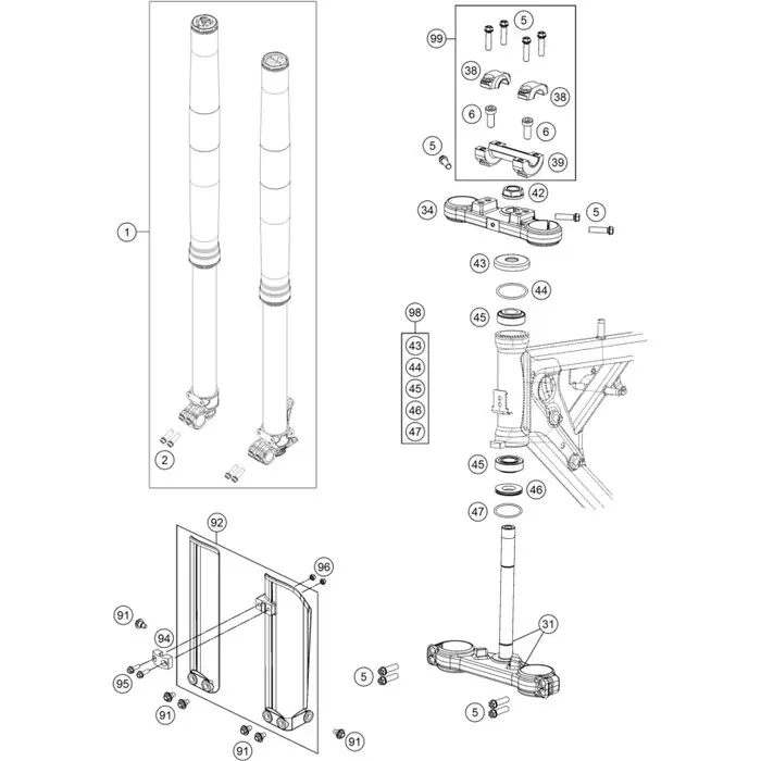 Must-Have GABELSCHUTZ-SET 65SX