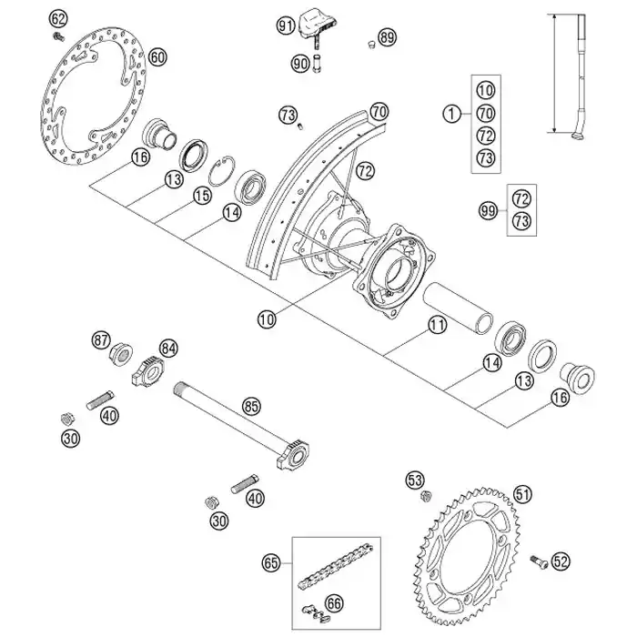 SPEICHE HI. 14‘‘ 4/3,5/4-148 Beliebt