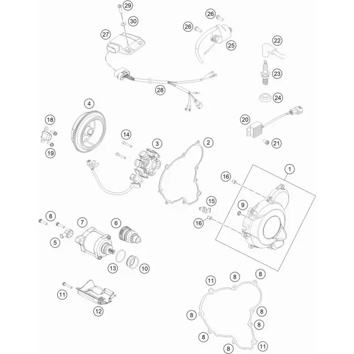 Halteblech Generatorkabel Expressversand