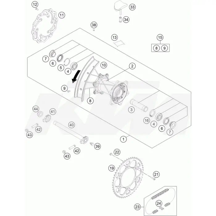 Günstig BREMSSCHEIBE HINTEN D=220MM 15