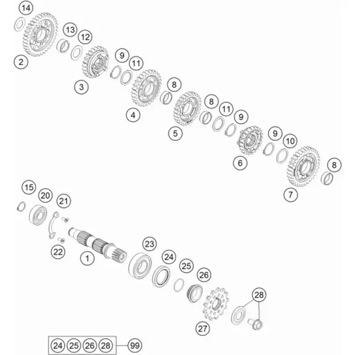 Knallerangebot Schieberad 6.G.