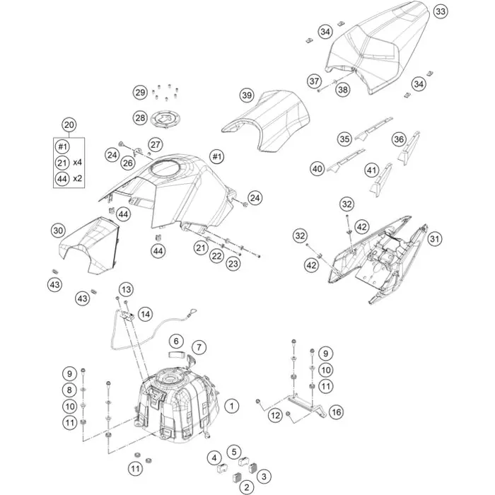 Markenware KRAFTSTOFFTANK