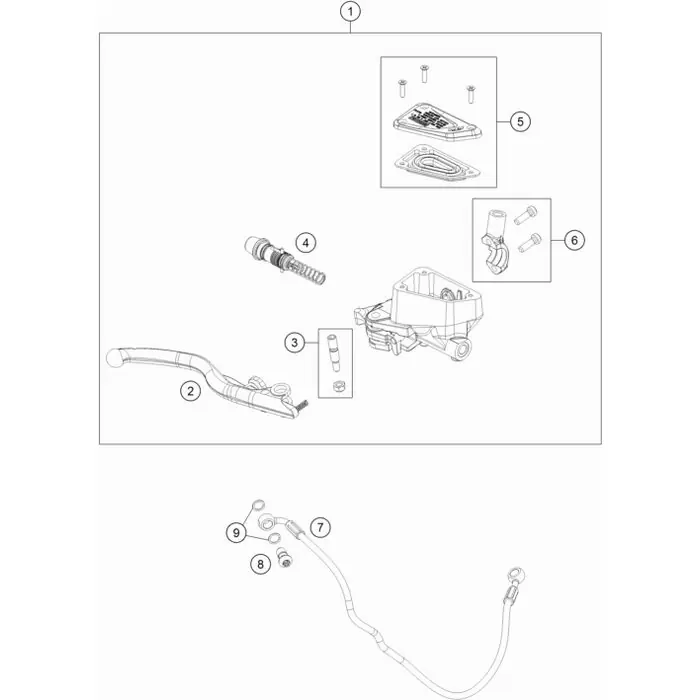 Ausverkauf Schelle Handbremszylinder inkl. 2 Schrau