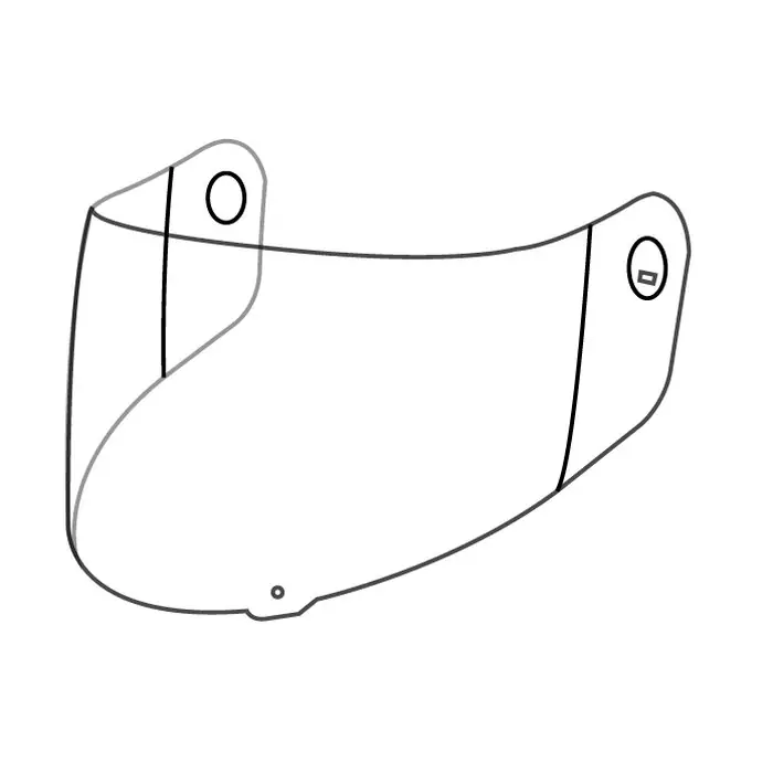 Aktuell ST 501 VISOR CLEAR