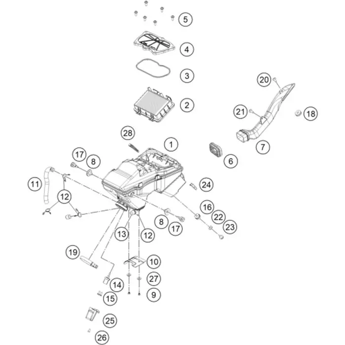 Jetzt Kaufen Abstandhalter Airbox RE