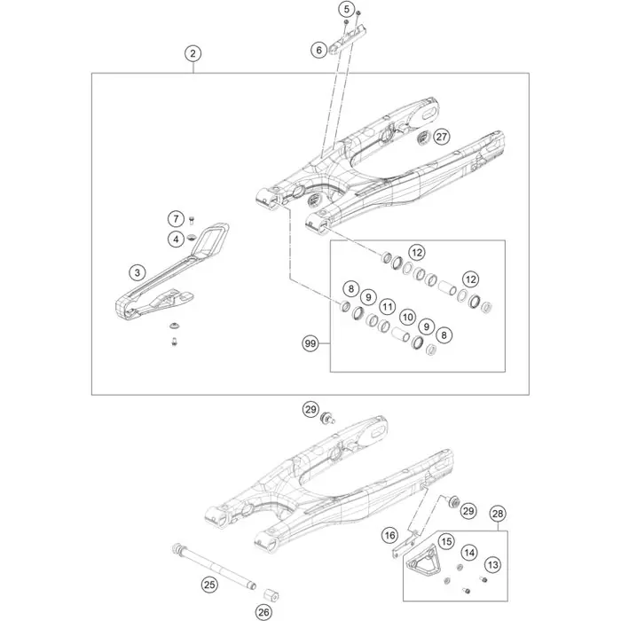 Schwingenbolzen M16x1.5 Abverkauf